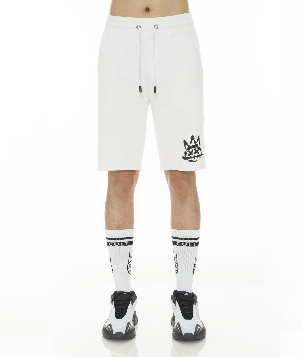 SWEATSHORT IN WHITE