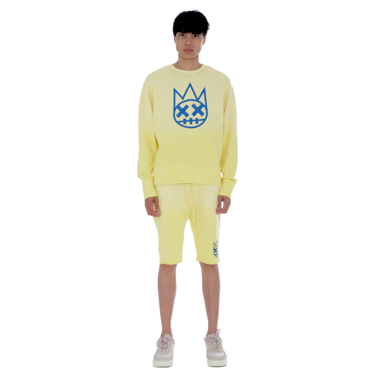 SWEATSHORTS IN VINTAGE YELLOW