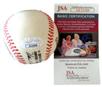 Jesse Rogers Autographed ONL Baseball Negro League KC Monarchs JSA 179806