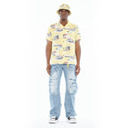 Cult's Cuban Short Sleeve Woven Shirt in Senshi