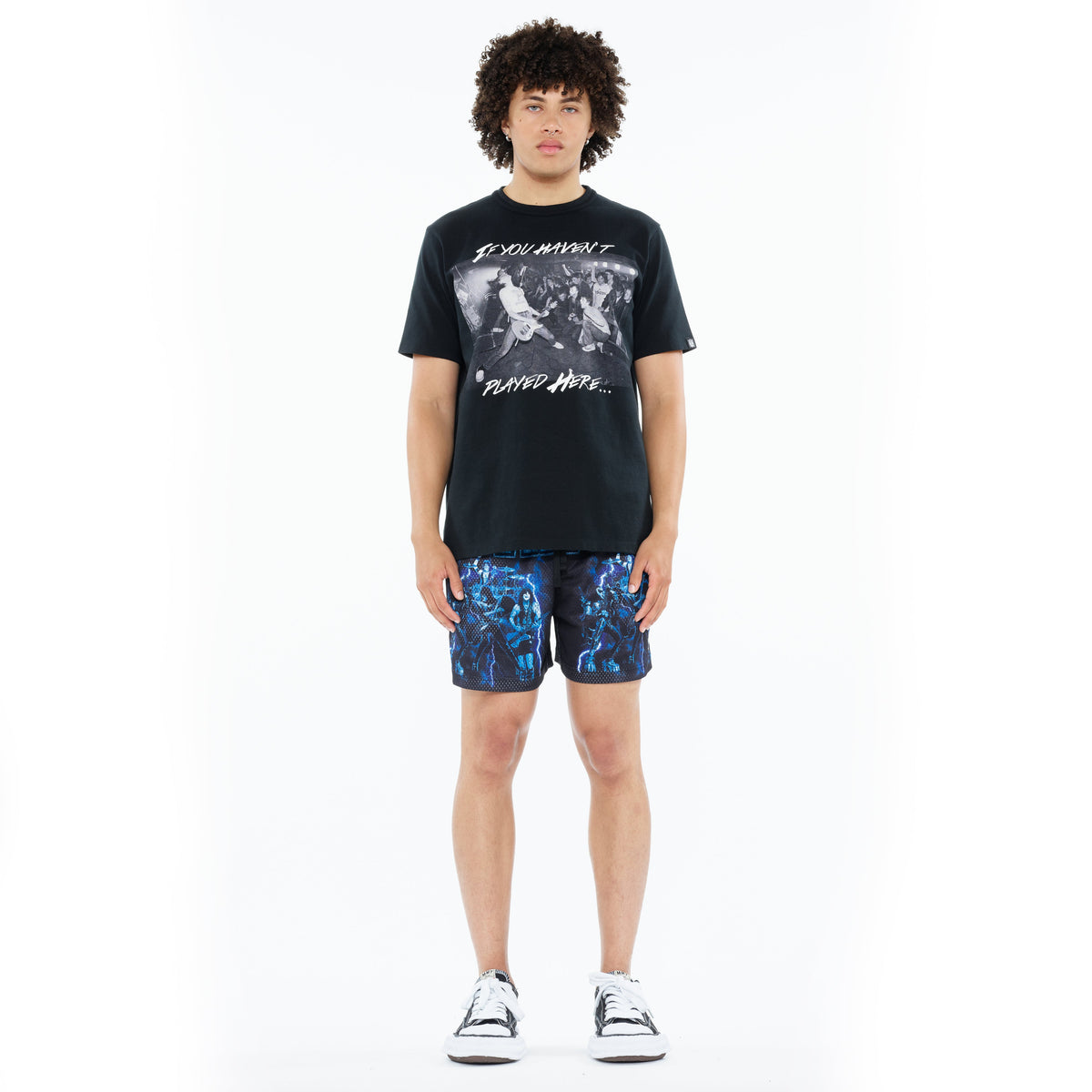 Cult's Mesh Shorts in Kiss