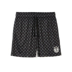 Cult's Mesh Shorts in Diamond Plate