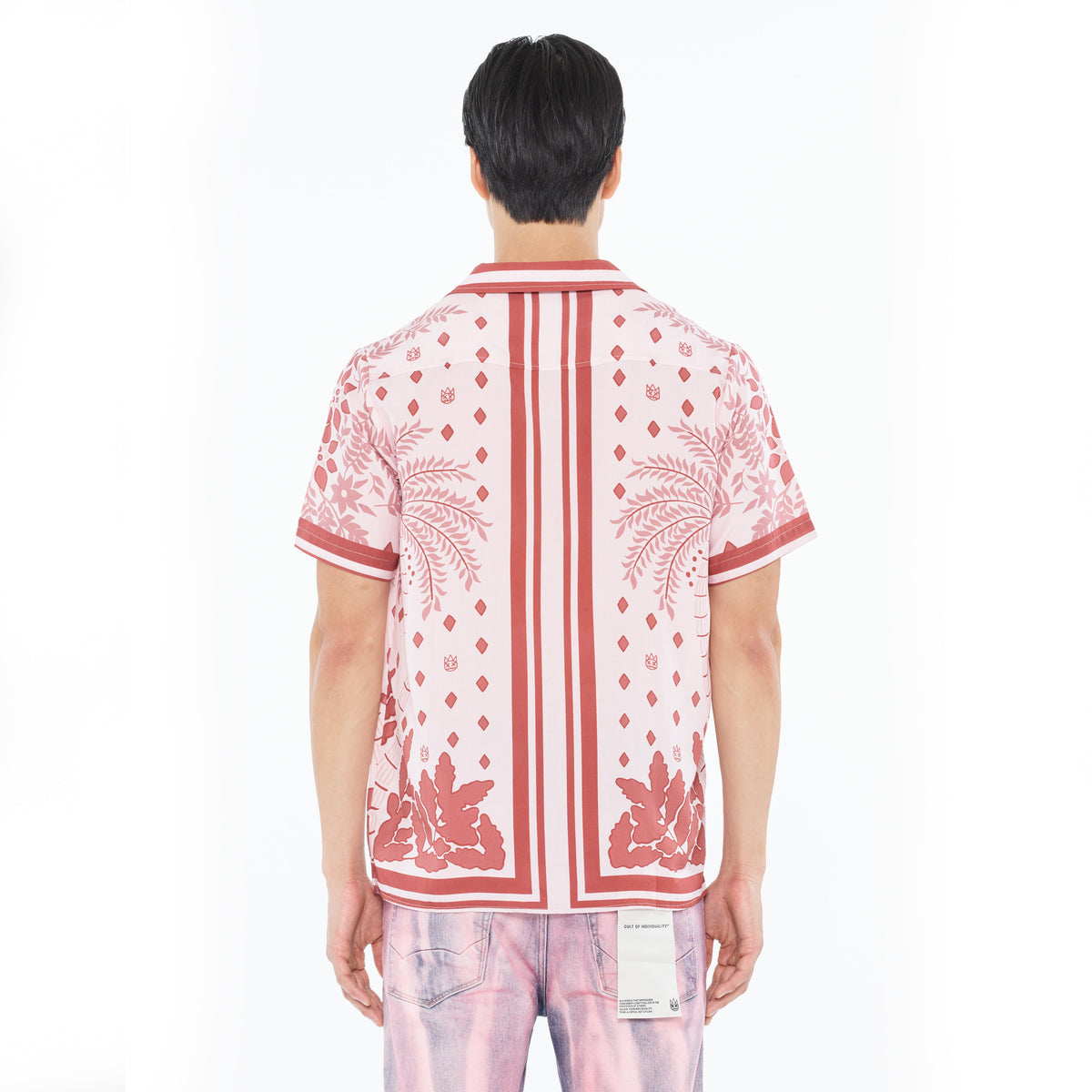 Cult's Cuban Short Sleeve Woven Shirt in Retro