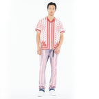 Cult's Cuban Short Sleeve Woven Shirt in Retro