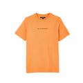 Cult's Heavyweight Short Sleeve Crew Neck Tee "Shimuchan" Logo in Orange
