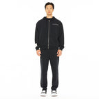 Cult's Open Hem Sweatpants in Black