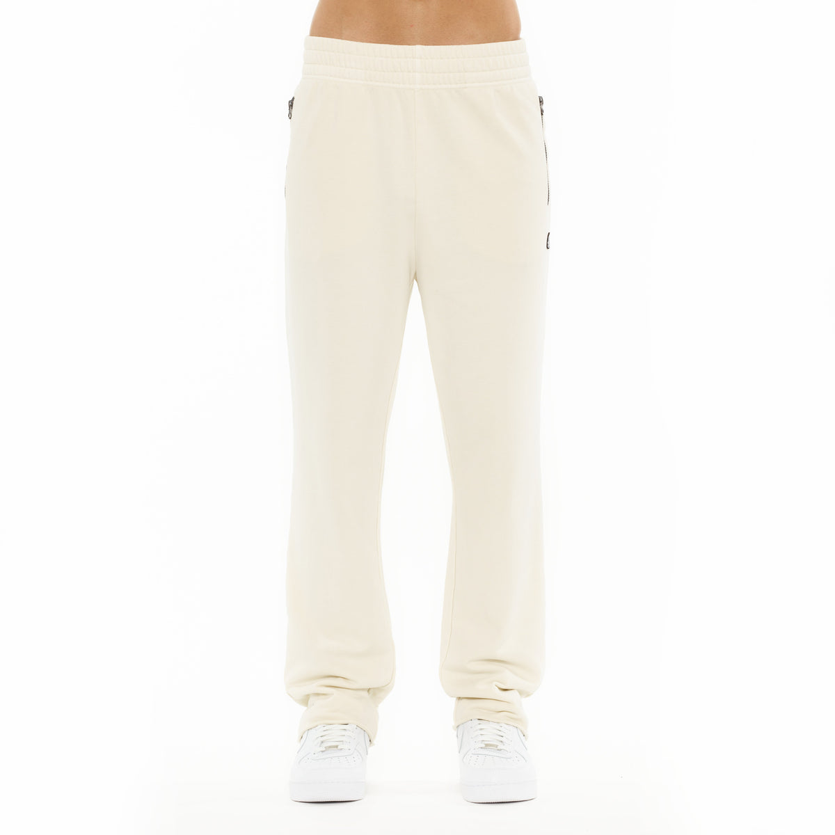 Cult's Open Hem Sweatpants in Winter White