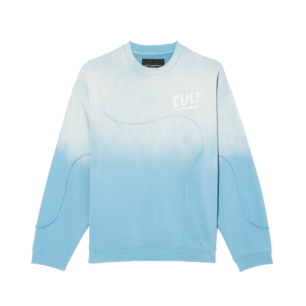 Cult's Crew Novelty Sweatshirt in Blue Steel