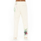 Cult's Open Hem Sweatpants in Winter White