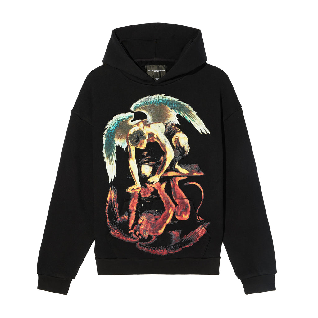 Cult's Pullover Novelty Hoody "Repent" in Black