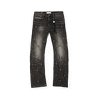Cult x El Alfa Premium Grunge Baggy 607 Jeans in Darts