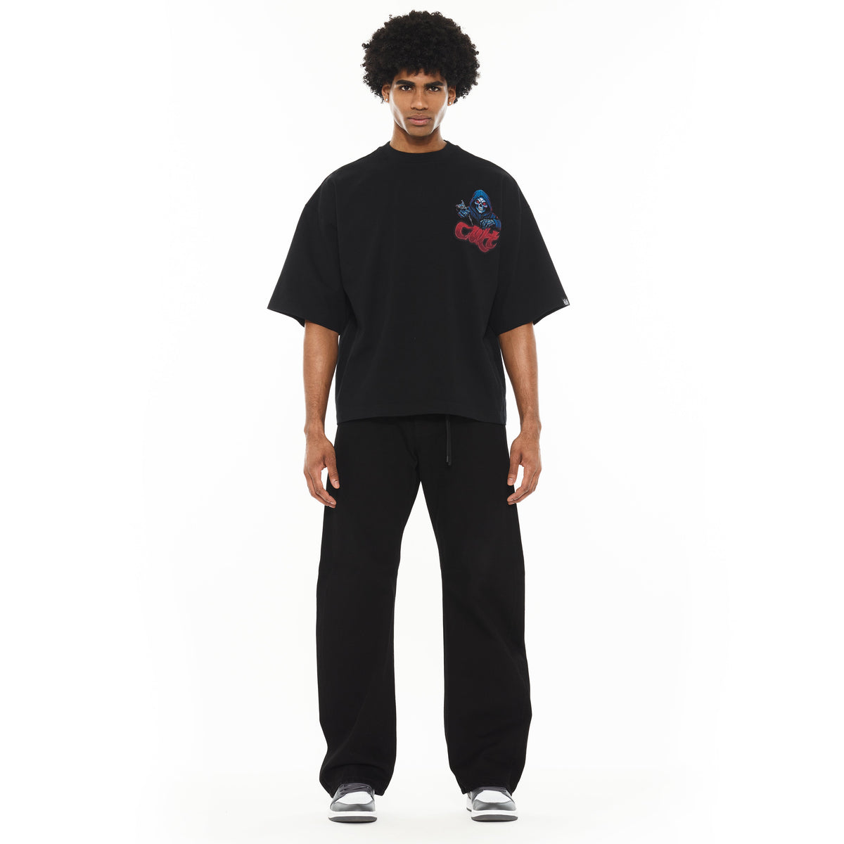 Cult's Grunge Baggy 607 Jeans in Black