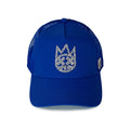 Cult's Crystal Logo Mesh Back Trucker Hat in Blue
