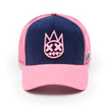 Cult's Logo Mesh Back Trucker Hat "Shimuchan" in Midnight Blue