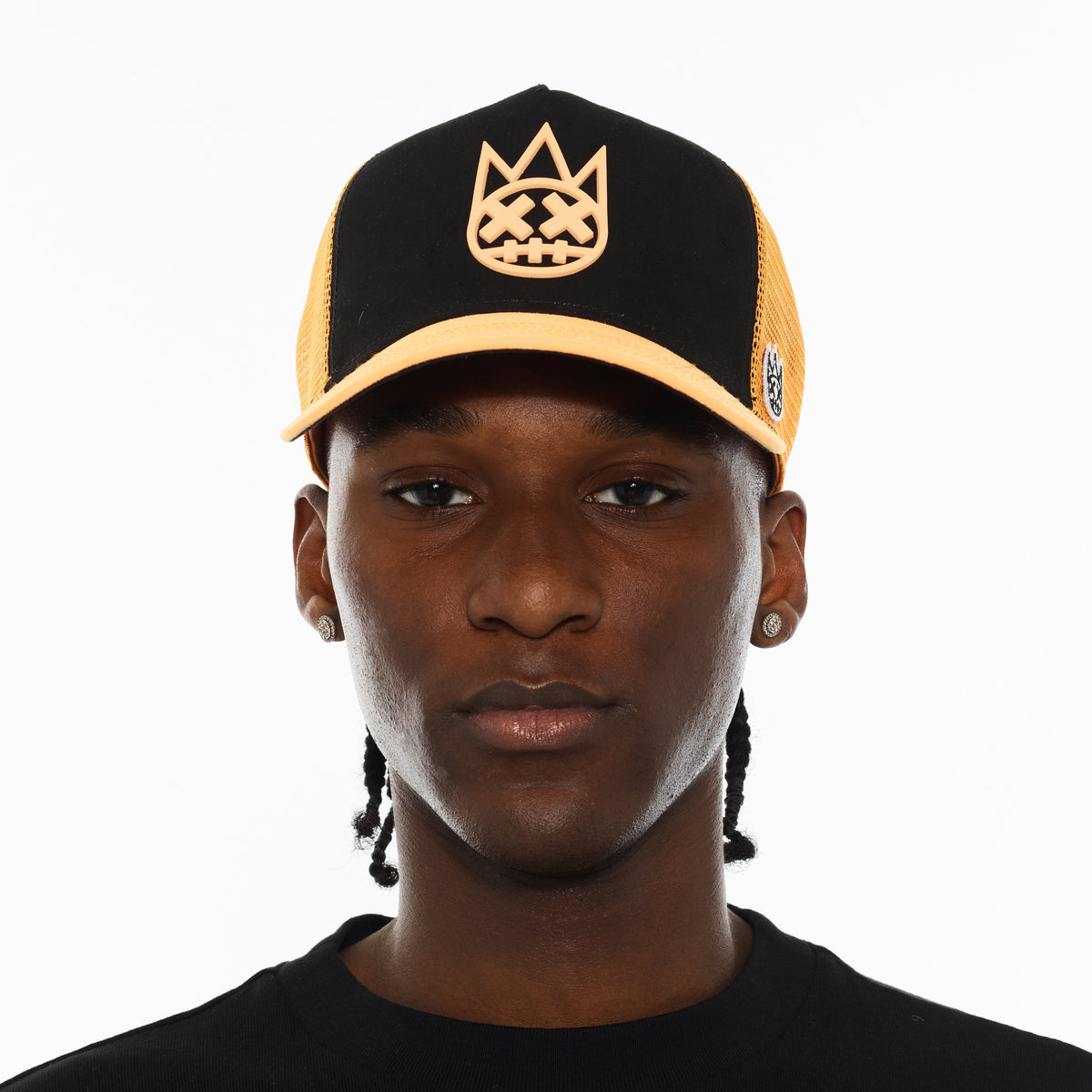 Cult's Logo Mesh Back Trucker Hat "Shimuchan" in Black