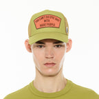 Cult's Logo Mesh Back Trucker Hat "Cant Do Epic Shit" in Green Oasis