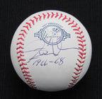 Steve Whitaker Signed/Auto Yankees 100th OML Baseball JSA Inscr  186832