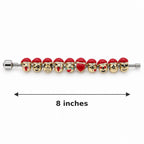 Christmas Red Hat Character Charm Bracelet – Festive Holiday Gift for Her