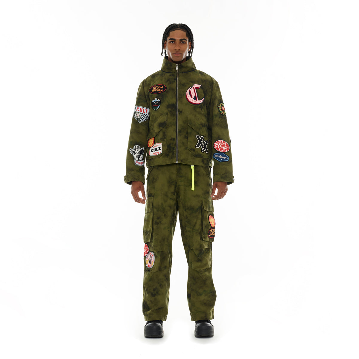 Cult's Utility Cargo Pants in Camo
