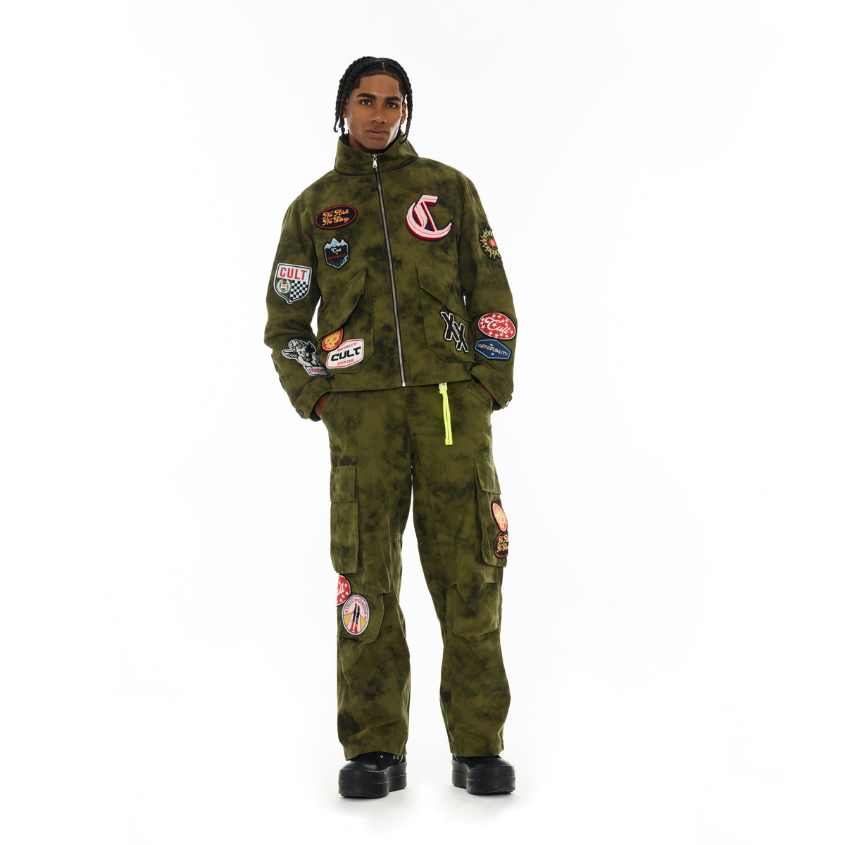 Cult's Utility Cargo Pants in Camo