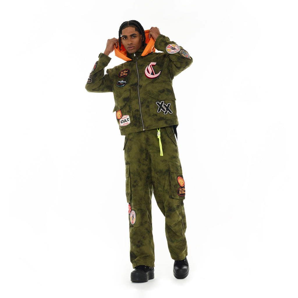Cult's Utility Cargo Pants in Camo