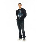 Cult's Novelty Fleece Crew Sweatshirt in Teardrop