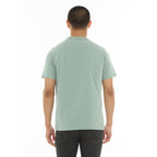 Cult's Heavyweight Short Sleeve Crew Neck Tee "Lion" in Granite Green
