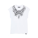 Cult's Sleeveless Tee "Stencil" in White