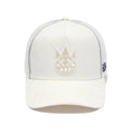 Cult's Mesh Back Trucker Hat "Paisley" In Winter White