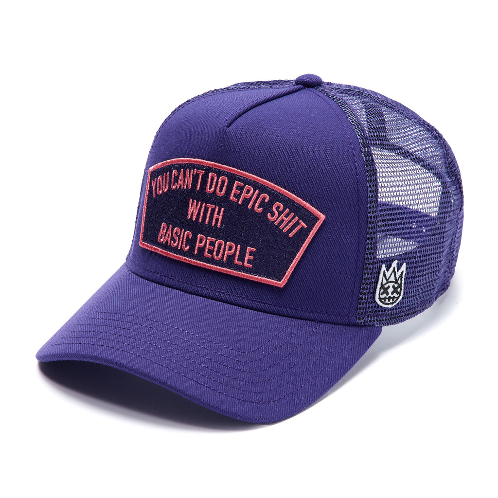 Cult's Mesh Trucker Hat "Epic Shit" In Imperial Palace