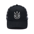 Cult's Repeat Pattern Monochromatic Hat In Black