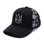 Cult's Repeat Pattern Monochromatic Hat In Black
