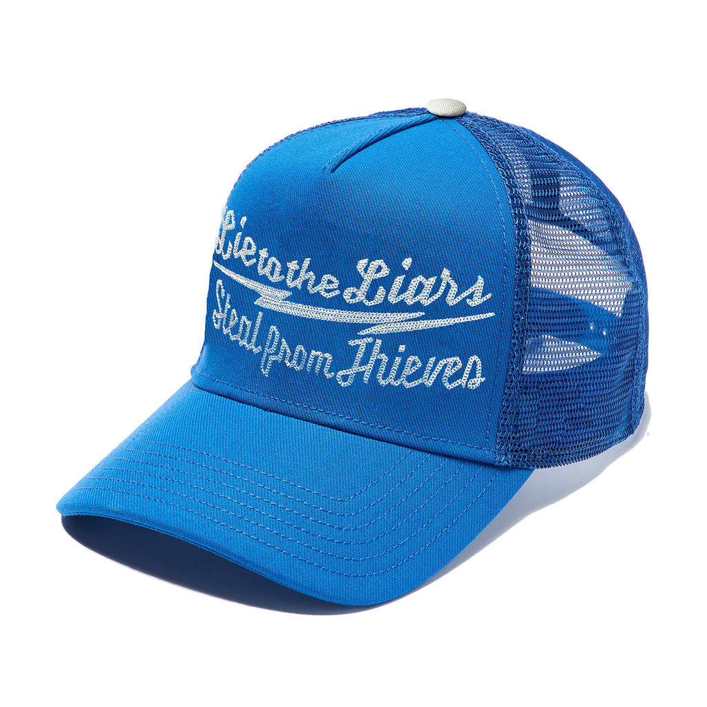 Cult's Lucky Bastard Hat "Lie To The Liars" In Brilliant Blue