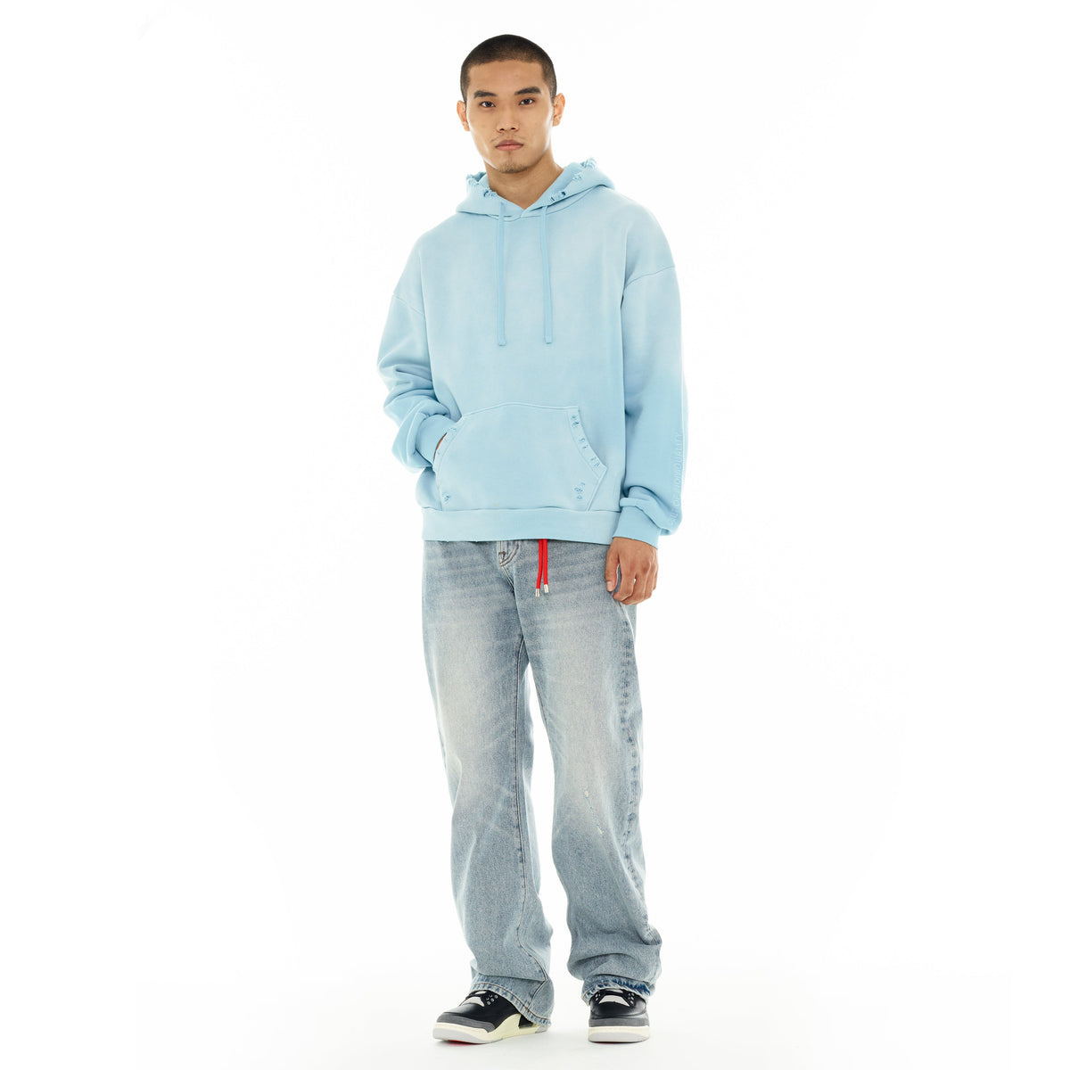 Cult's Pullover Sweatshirt "Core" 620 Grams In Blue Glow