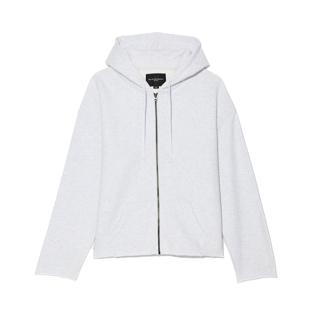 Cult's Zip Hooded Sweatshirt "Core" 620 Grams In Heather Grey