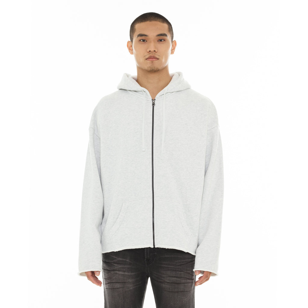 Cult's Zip Hooded Sweatshirt "Core" 620 Grams In Heather Grey