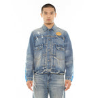 Cult's Lucky Bastard Classic Denim Jacket in Acid