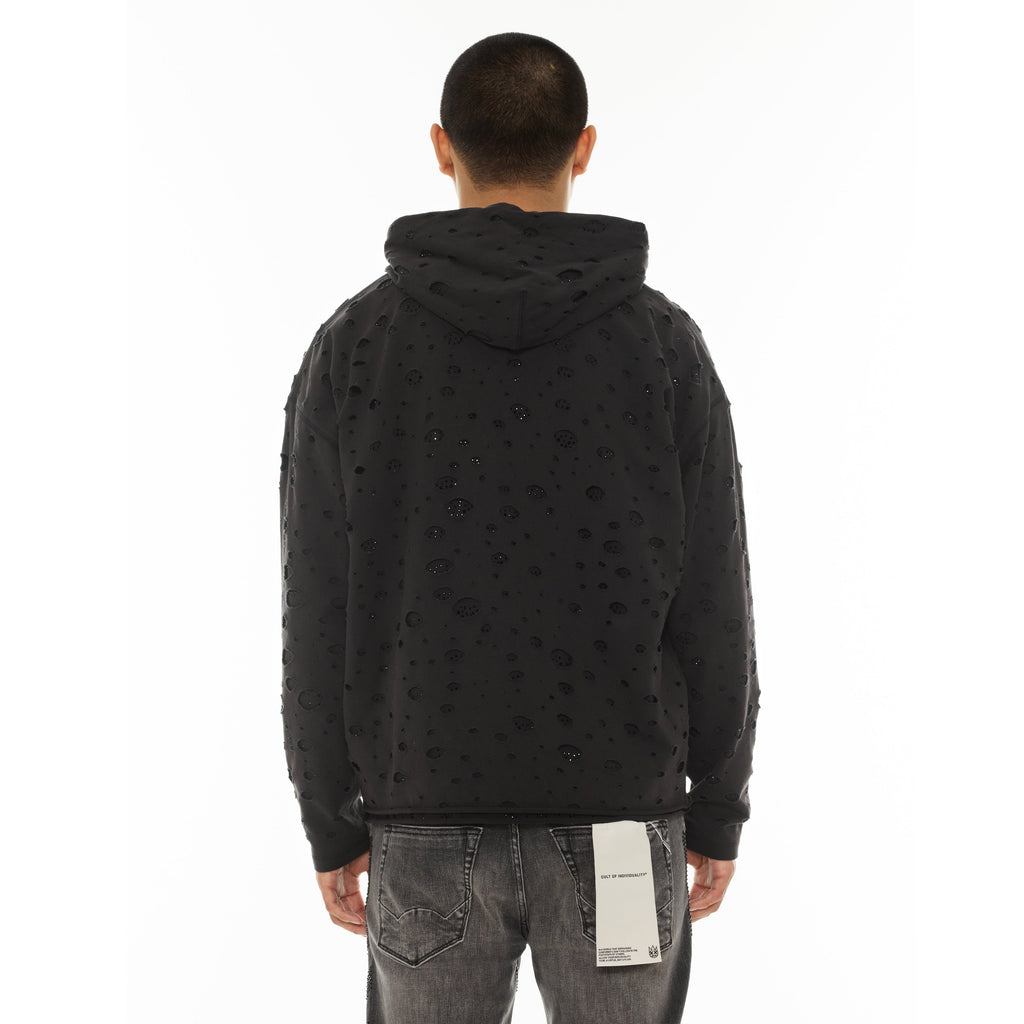 Cult's Signature Pullover Hoody - 550 Grams French Terry in Vintage Charcoal