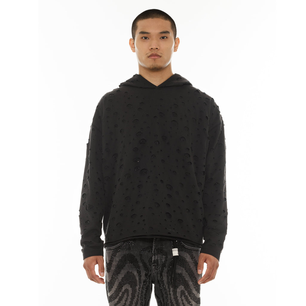 Cult's Signature Pullover Hoody - 550 Grams French Terry in Vintage Charcoal