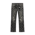 Cult's Signature Rebel Straight Jeans in Swirl