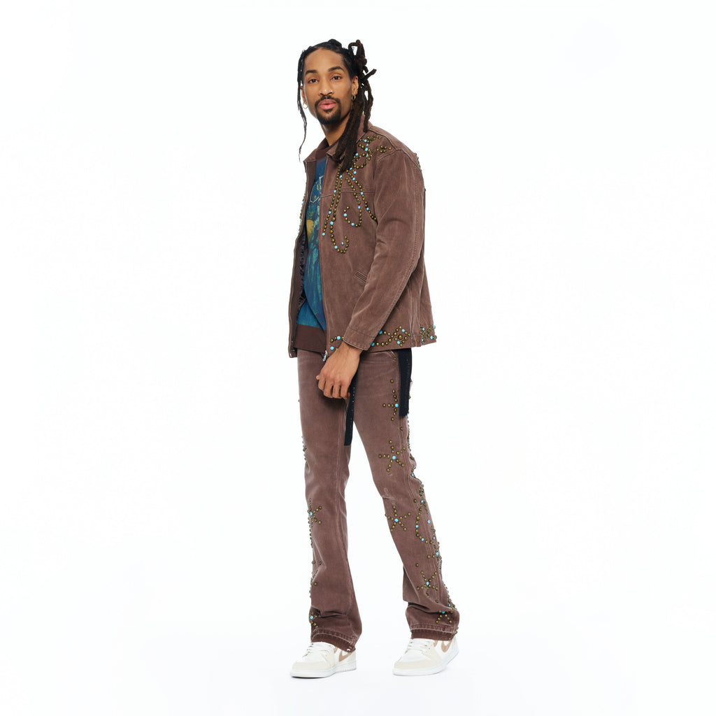 Cult's Carpenter Lenny Bootcut Jeans In Pinecone