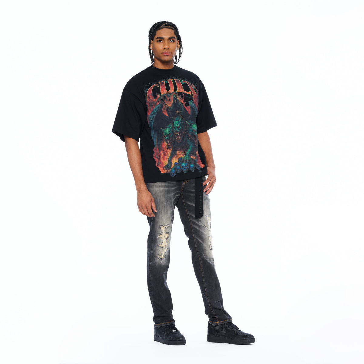 Cult's Rocker Slim Straight 602 Jeans In Bark