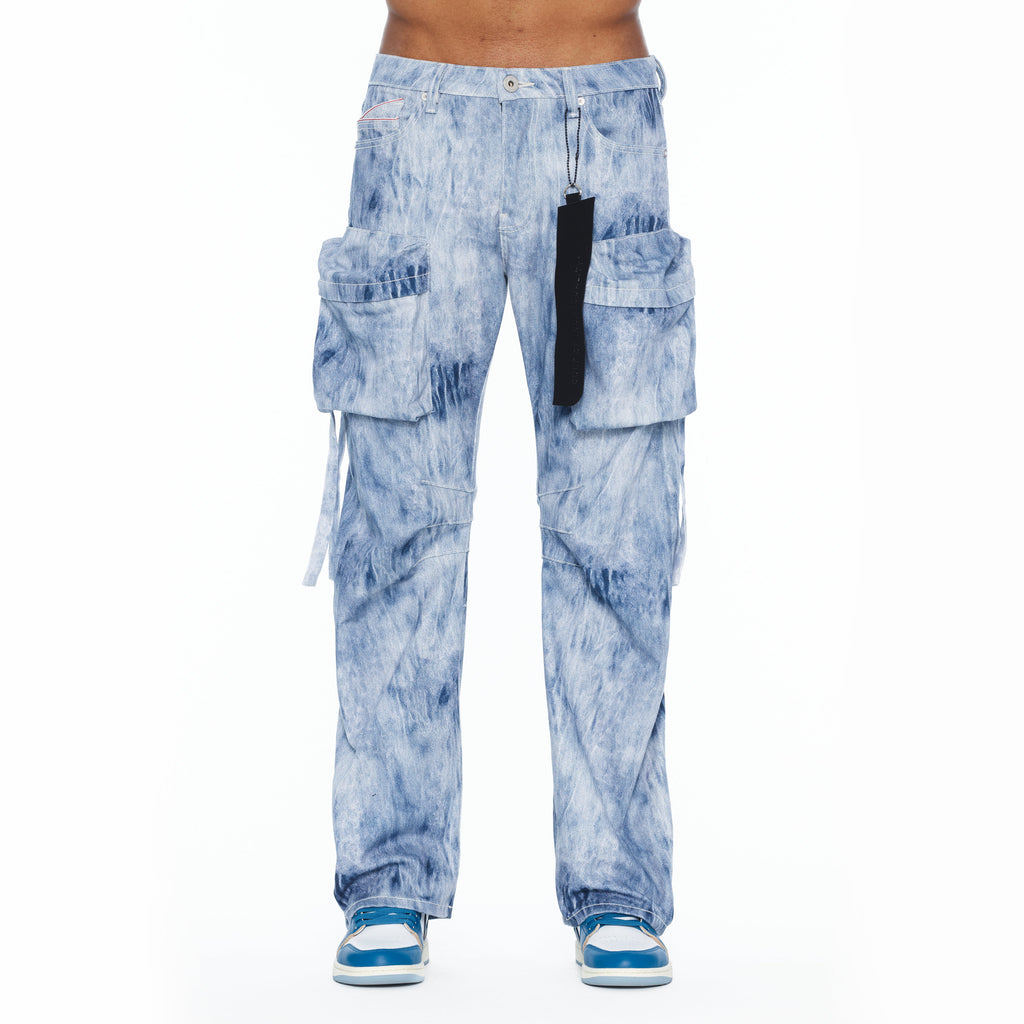 Cult's Grunge Baggy Cargo 610 Jeans In Cloud