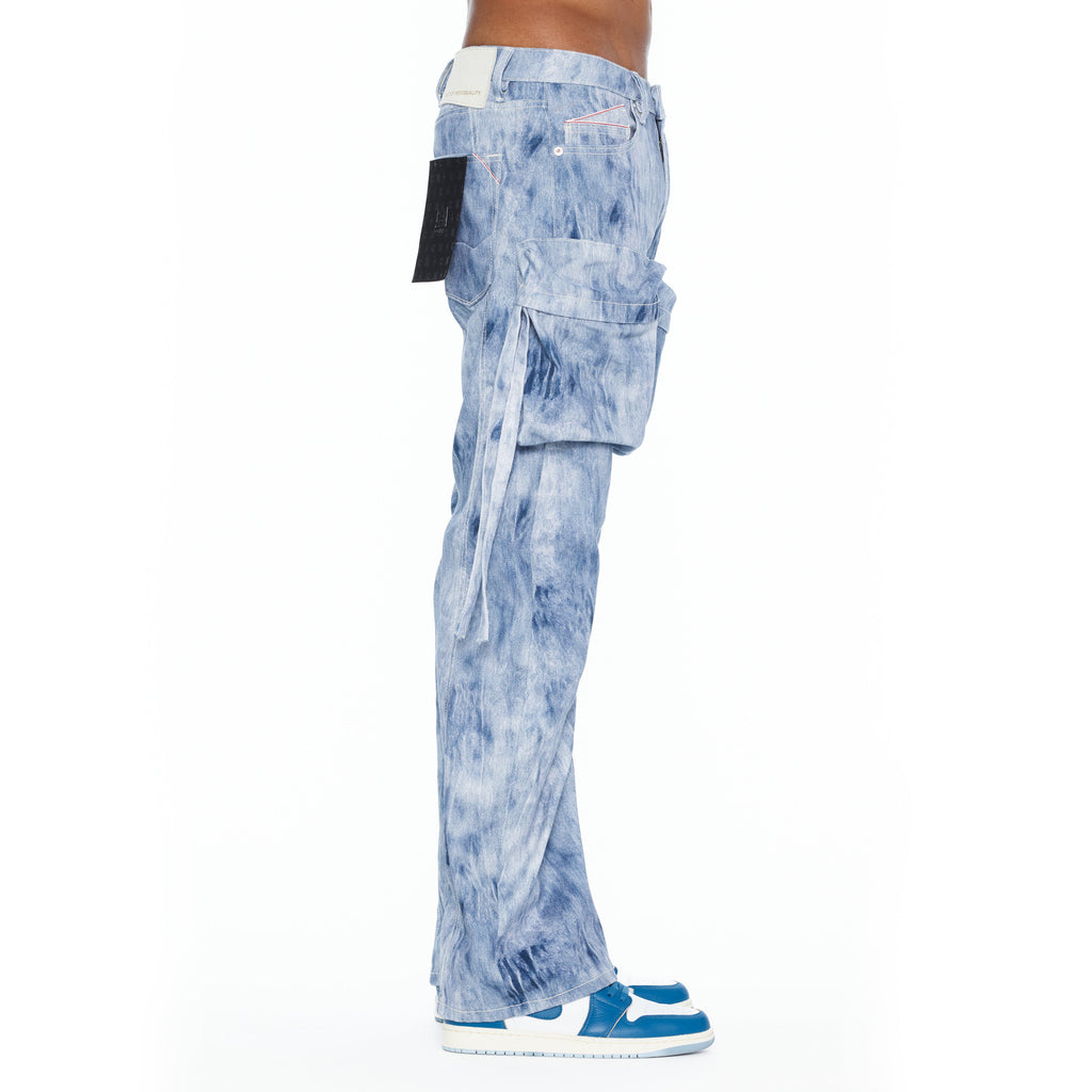Cult's Grunge Baggy Cargo 610 Jeans In Cloud