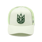 Cult's Logo Mesh Back Trucker Hat In Seafoam