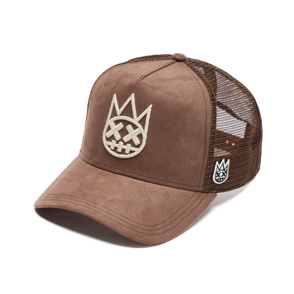 Cult's Logo Mesh Back Trucker Hat In Pinecone