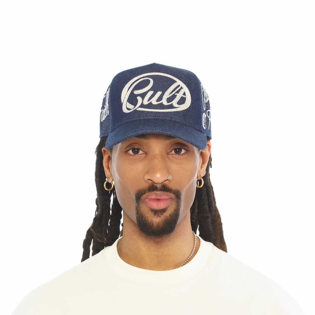 Cult's Mesh Back Trucker Hat "Community" In Raw