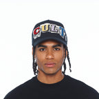 Cult's A Frame Trucker Hat "Cult Newsprint" In Black