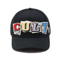 Cult's A Frame Trucker Hat "Cult Newsprint" In Black