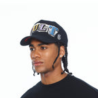 Cult's A Frame Trucker Hat "Cult Newsprint" In Black